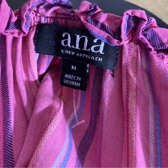 Multicolor Pink Pin Striped Blouse - Picture 8 of 9